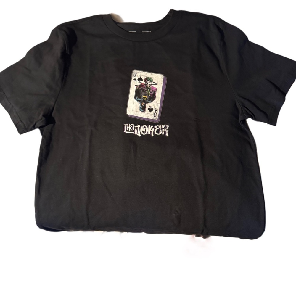 Civil La x Dc Collab Black Short Sleeve Tee With Joker Graphic